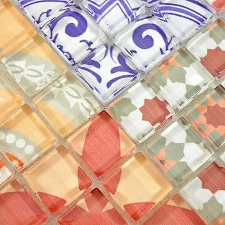 Mosaikfliese Quadrat Crystal XCM 8OP31