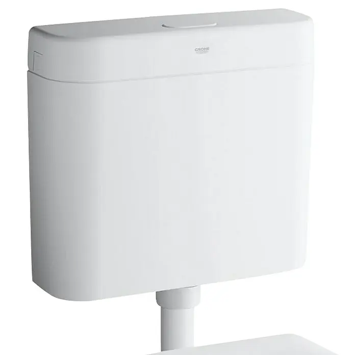 Grohe Spülkasten - Spülmenge: 6 - 9 l, 1-Mengen-Spülung, Polystyrol, Weiß - Vorderansicht