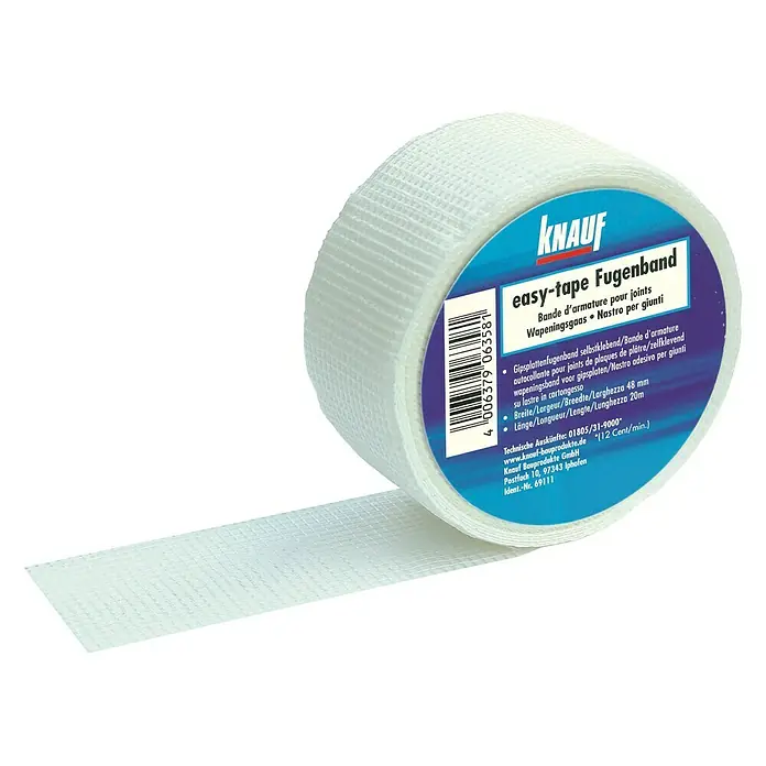 Knauf Fugenband easy-tape - 45 m x 5 cm, Selbstklebend
