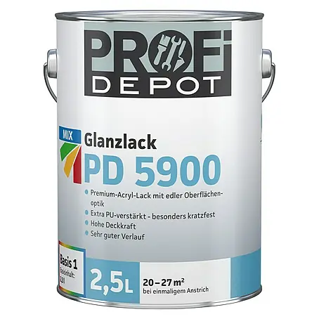 Profi Depot PD Acryllack Glanzlack PD 5900 Basis 1
