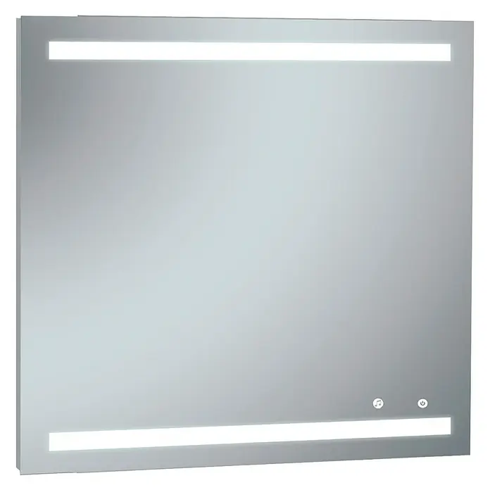 Espejo con luz LED Arion - An x Al: 80 x 80 cm, Reproducción Audio por Bluetooth, Capacidad de atenuación: Intensidad regulable