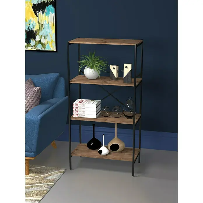 Scan Trend Regal Industrial - L x B x H: 32 x 60 x 120 cm, Anzahl Böden: 4 Stk., Traglast: 25 kg/Boden