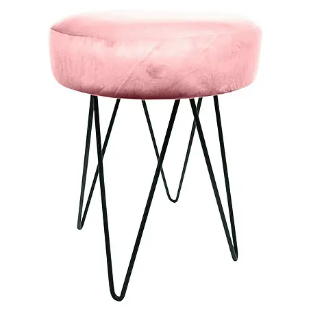 Hocker Samtbezug