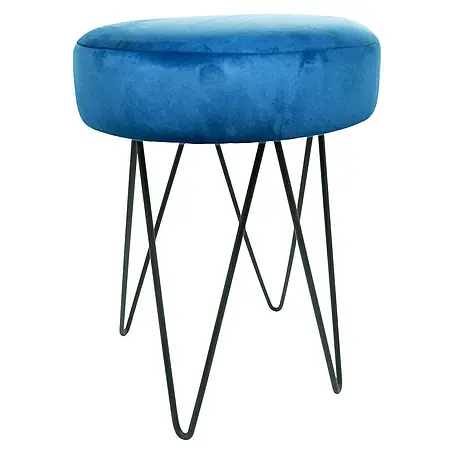 Hocker Samtbezug