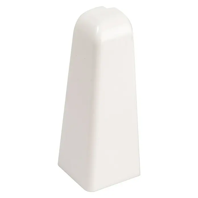 Egger Außenecke - Weiß, 2 Stk., Passend für: Egger Sockelleisten 17 x 60 mm