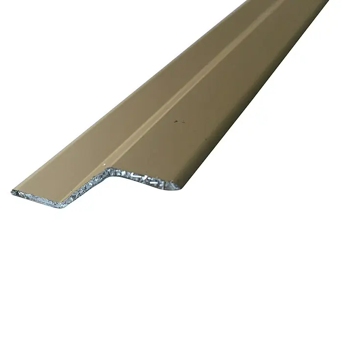 Rufete Perfil de nivelación Oro - 0,83 m x 37 mm x 12 mm, Aluminio, Decorativa
