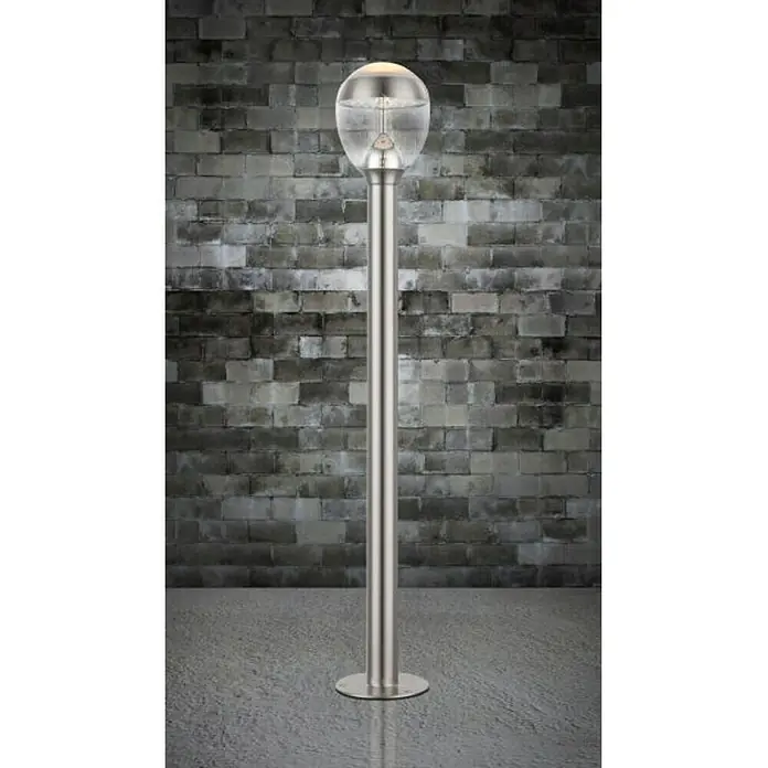 Globo LED-Außenleuchte Callisto - 1-flammig, 11 W, Warmweiß, IP44, Edelstahl
