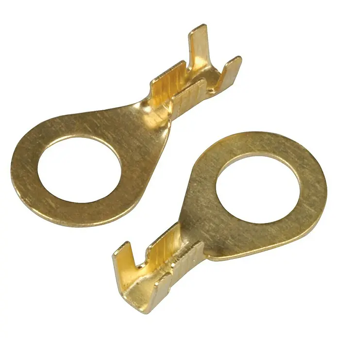 Cartrend Ring-Kabelschuhe - 20 Stk., Messing - Ansicht von oben