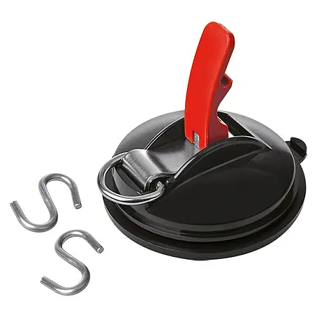 Cartrend  Saugnapf mit Ring & 2 S-Haken