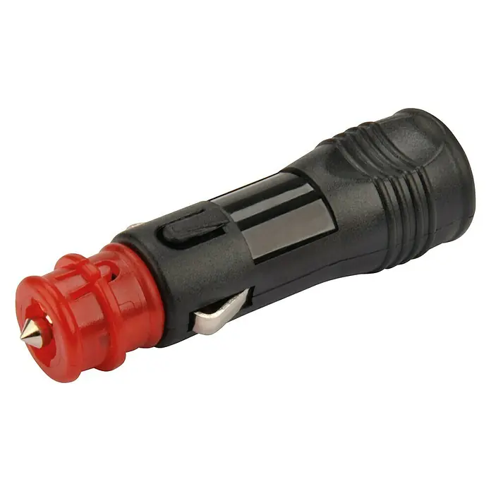 Cartrend Universalstecker mit Sicherung - Spannung: 6 - 24 V, Max. Belastung: 8 A - Ansicht von oben