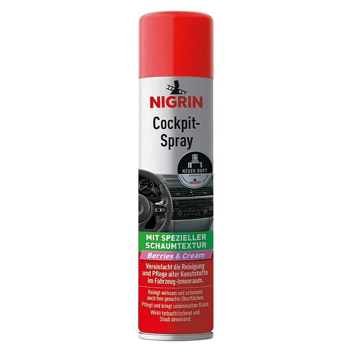Nigrin Cockpit-Spray - 400 ml, Berries & Cream - Vorderansicht