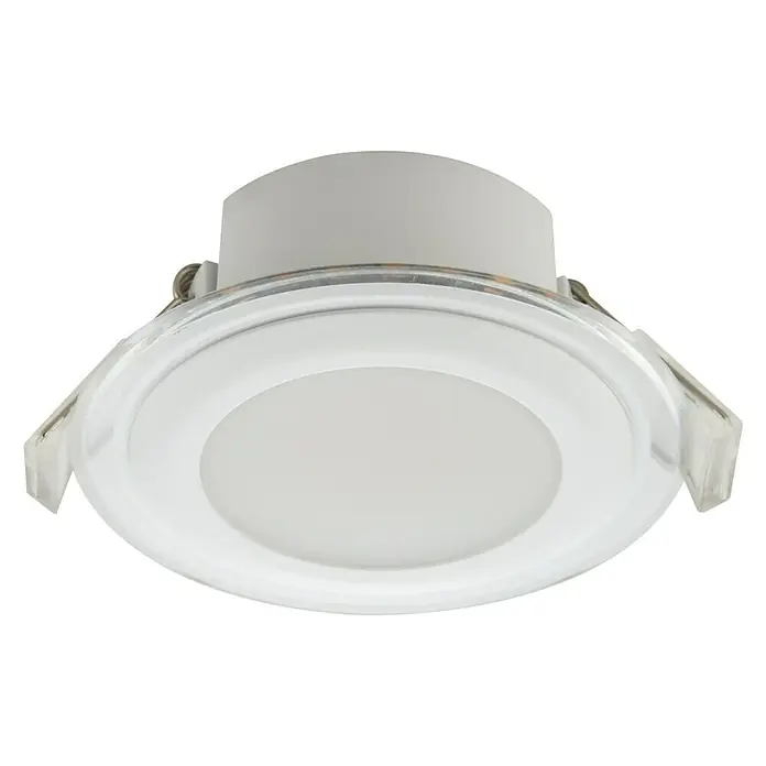 Ugradbena LED svjetiljka Elk - 5,5 W, Bijele boje, Topla bijela, Promjer: 95 mm