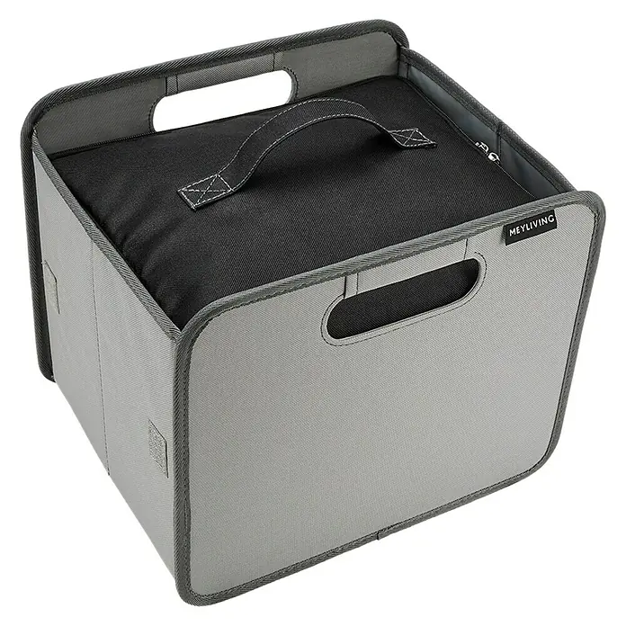 Meyliving Kühltasche - L x B x H: 30 x 25 x 20 cm, Schwarz - Vorderansicht