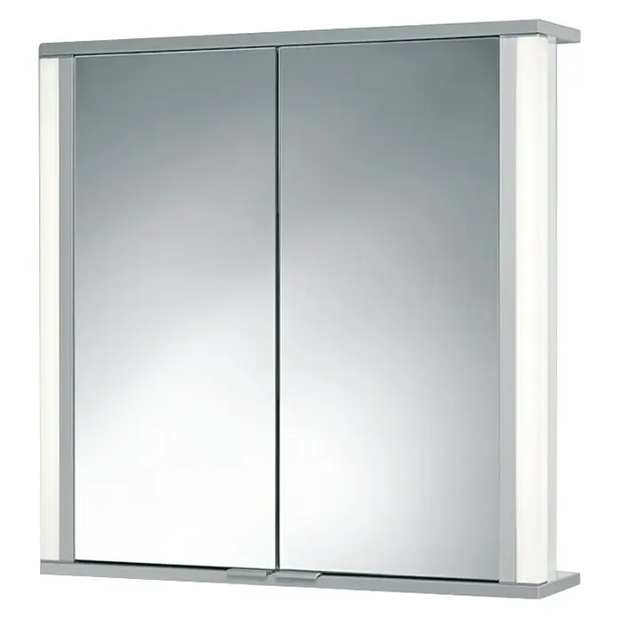 Jokey Spiegelschrank Marno - B x H: 65 x 66 cm, Mit Beleuchtung, MDF, Weiß