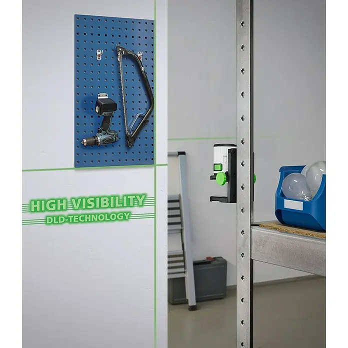 Laserliner Kreuzlinienlaser EasyCross Green - Max. Arbeitsbereich: 10 m