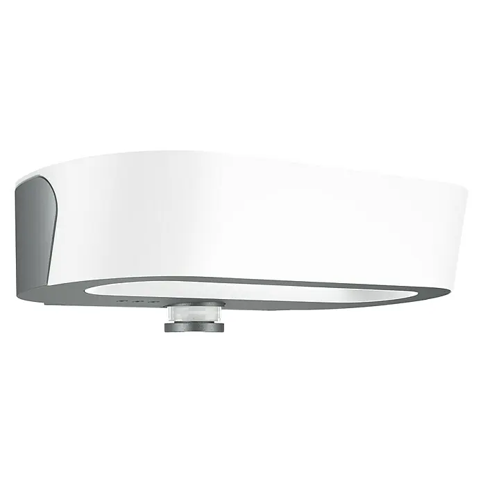 Steinel LED-Sensor-Außenwandleuchte L 710 - 11,3 W, L x B x H: 26 x 14 x 7,7 cm, Weiß - Ansicht von unten