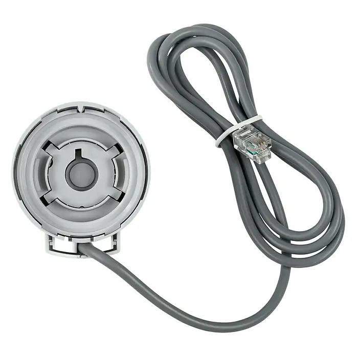 Homematic IP Thermo-Kleinventilantrieb HmIP-VDMOT - 4,4 x 5 x 5,4 cm, Grau, M30 x 1,5 mm - Ansicht von unten