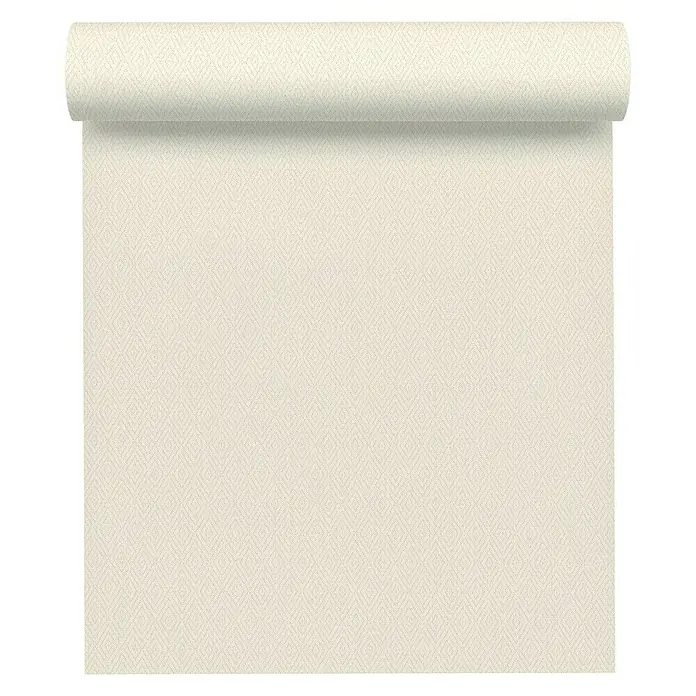 AS Creation Hygge Vliestapete - Creme, Grafisch, 10,05 x 0,53 m - Vorderansicht