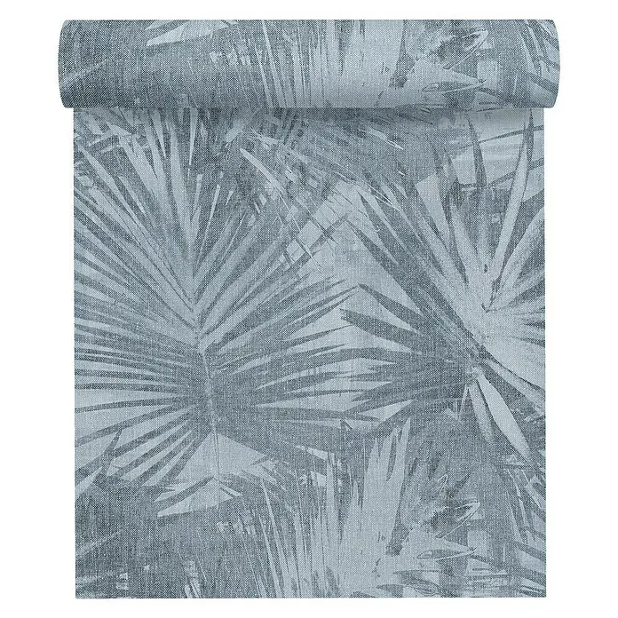 AS Creation Hygge Vliestapete - Blau, Floral, 10,05 x 0,53 m - Vorderansicht