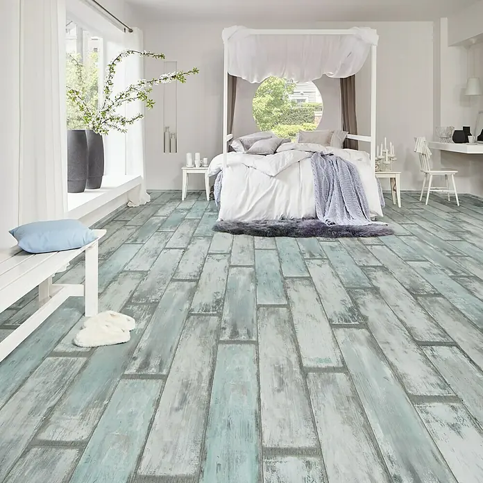 LOGOCLIC Vinto Laminat Hrast Serra - 1.285 x 192 x 8 mm, Rustikalni pod