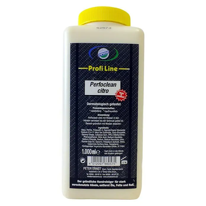 Ernst Profi Line Handreinigung Perfoclean ohne Mikroplastik - 1 l, Eimer - Vorderansicht
