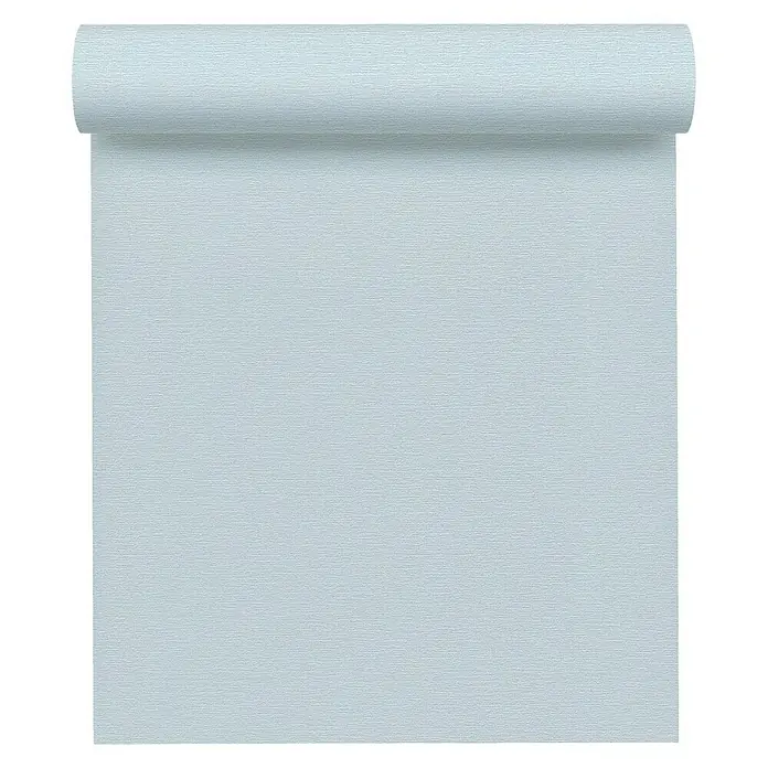 AS Creation Flavour Vliestapete II - Hellblau, Uni, 10,05 x 0,53 m - Vorderansicht