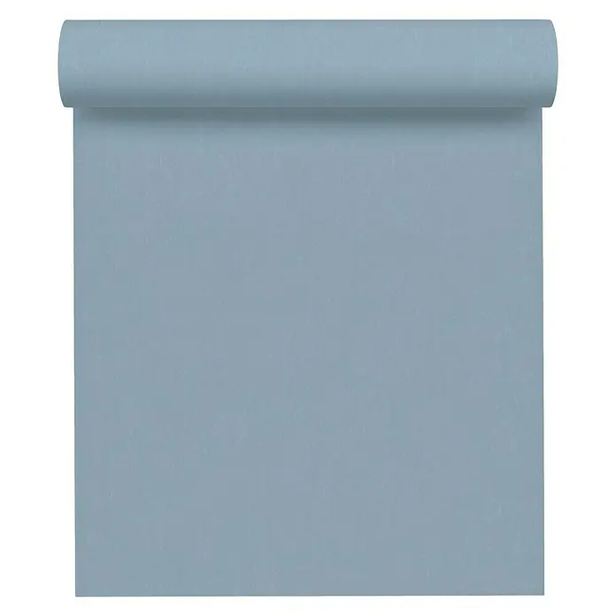 AS Creation Flavour Vliestapete I - Blau, Uni, 10,05 x 0,53 m - Vorderansicht