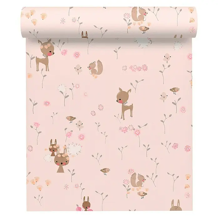 AS Creation Boys And Girls 6 Papiertapete - Rosa, Motiv, 10,05 x 0,53 m - Vorderansicht
