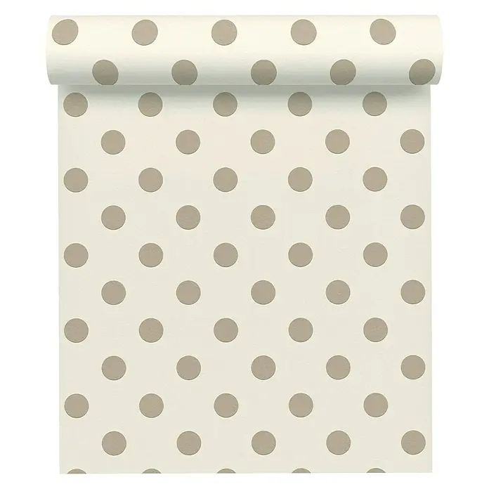 AS Creation Boys And Girls 6 Vliestapete - Weiß/Taupe, Grafisch, 10,05 x 0,53 m - Vorderansicht