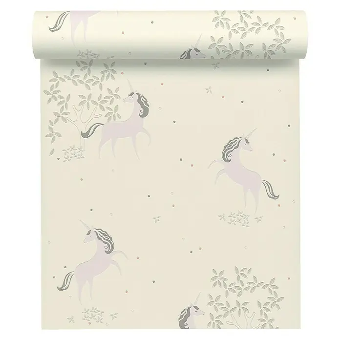 AS Creation Boys And Girls 6 Vliestapete Einhorn - Gelb, Motiv, 10,05 x 0,53 m - Vorderansicht
