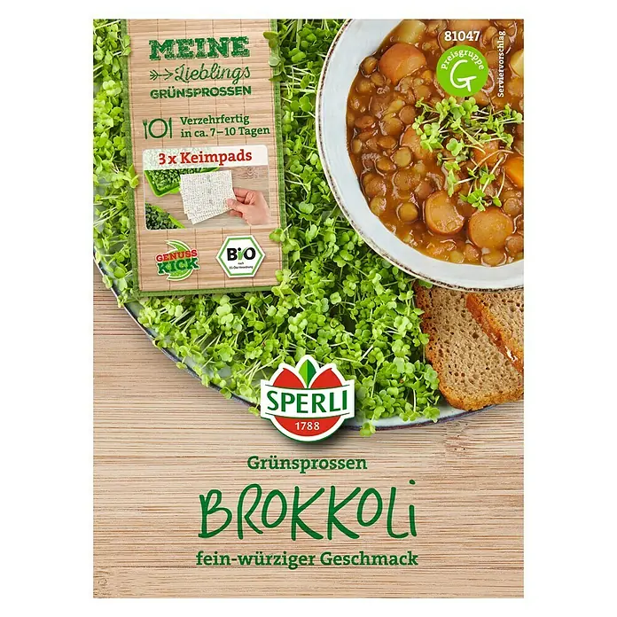 Sperli Saatgut Nachfüllpads - Bio-Brokkoli