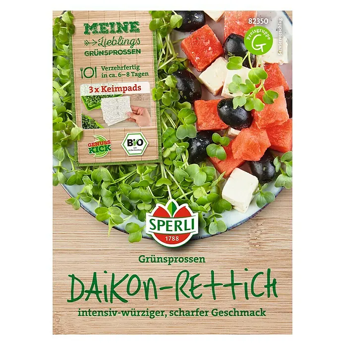 Sperli Saatgut Nachfüllpads - Bio-Daikon-Rettich