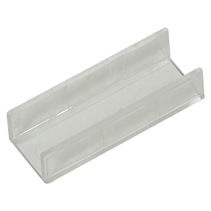 Expo Ambiente Verbindungsstück - 2 Stk., L x B x H: 4 x 1,5 x 1 cm, Glasklar - Vorderansicht