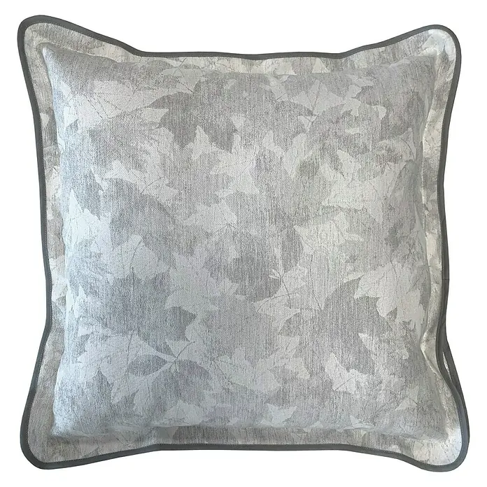 Cojín Astrid - Gris, 45 x 45 cm, 63 % poliéster, 37 % algodón