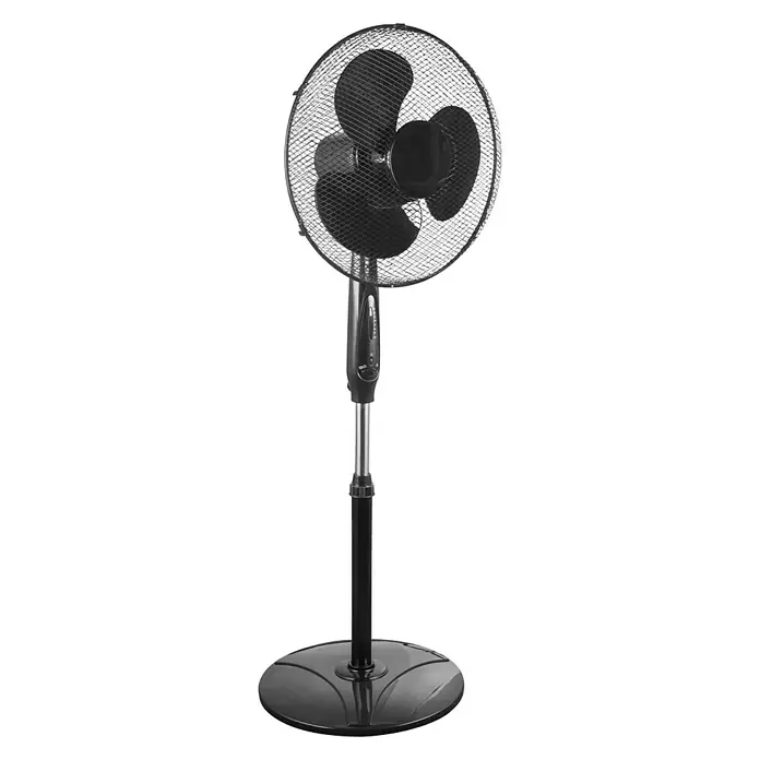 Proklima Standventilator - Schwarz, Durchmesser: 40 cm, Mit Fernbedienung, 2.070 m³/h