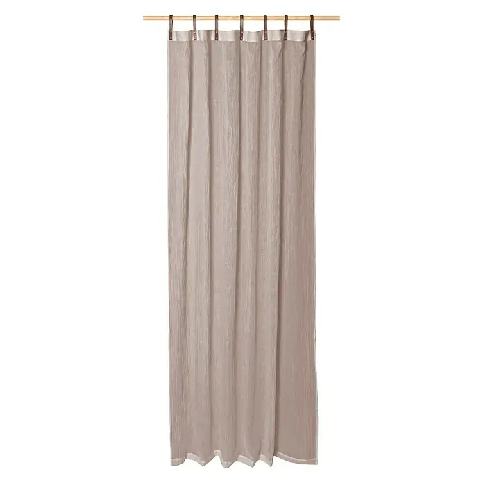 Schlaufenschal Evi - 80 % Polyester, 20 % Baumwolle, Schlaufen: 53 % Polyester, 47 % Polyurethan, Taupe - Vorderansicht