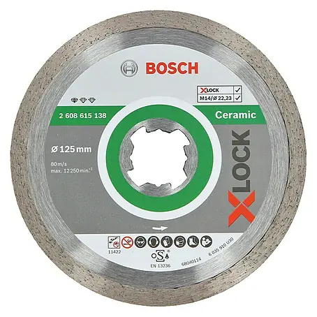 Bosch Professional X-Lock Diamant-Trennscheibe X-Lock Standard for Ceramic