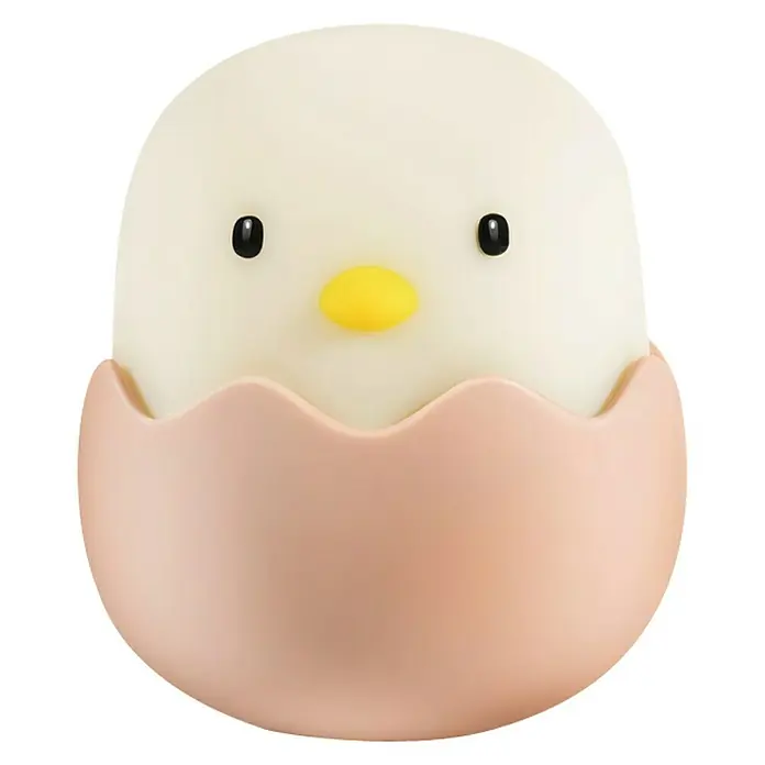 LED-Nachtlicht Eggy Egg - Weiß/Creme, Ø x H: 10 x 12 cm - Vorderansicht