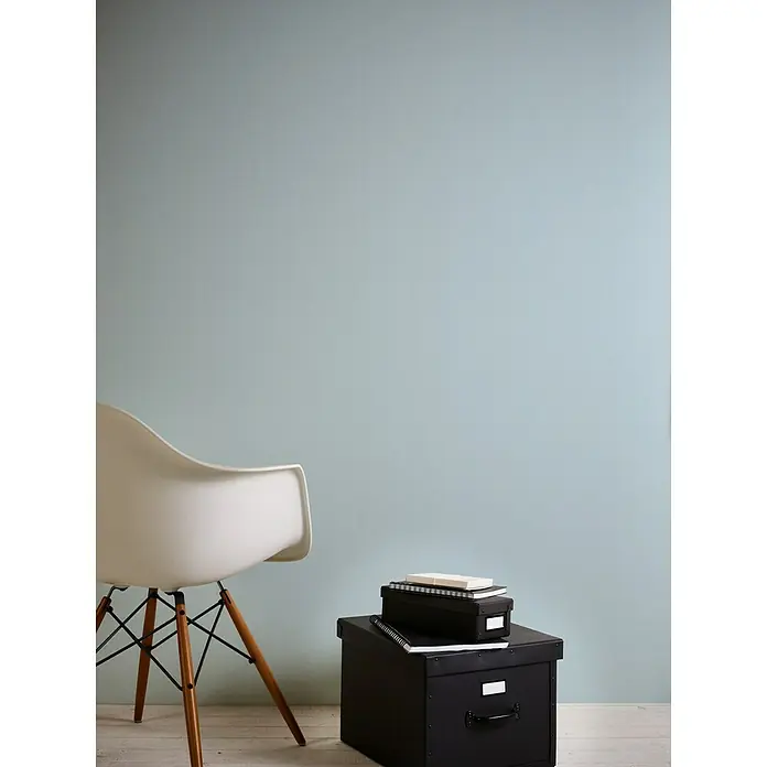 AS Creation Flavour Vliestapete II - Hellblau, Uni, 10,05 x 0,53 m - Stimmungsaufnahme