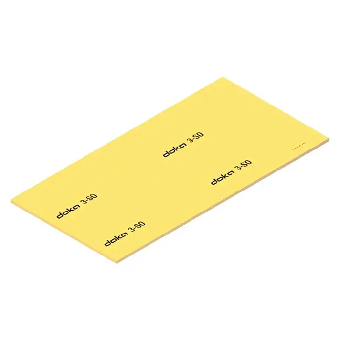 Doka Schalungsplatte 3-SO - L x B x S: 200 x 100 x 2,7 cm, Fichte, Imprägniert, Gelb