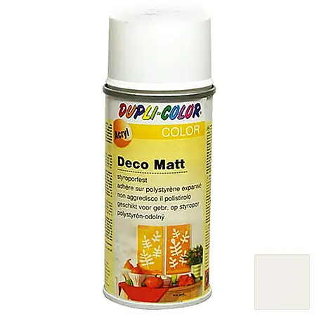 Dupli-Color Deco Mat Acrylspuitlak Wit