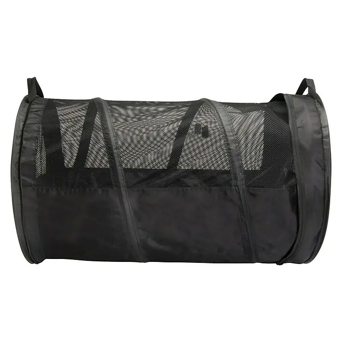 Dobar Transporttasche Walky Tunnel - 120 x 60 x 60 cm, Schwarz, Geeignet für: Kleine bis mittelgroße Haustiere - Linke Seitenansicht