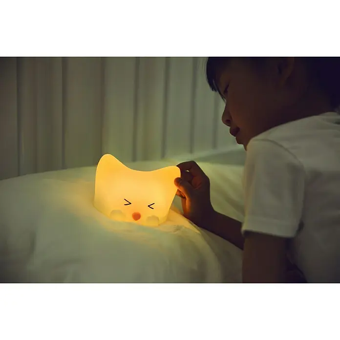 LED-Nachtlicht Catty Cat - Weiß, L x B x H: 126 x 106 x 82 mm - Anwendungsbeispiel