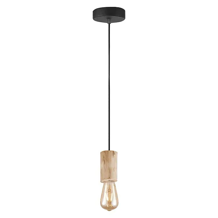 Home Sweet Home Pendelleuchte rund Billy - Ø x H: 100 mm x 116 cm - Vorderansicht