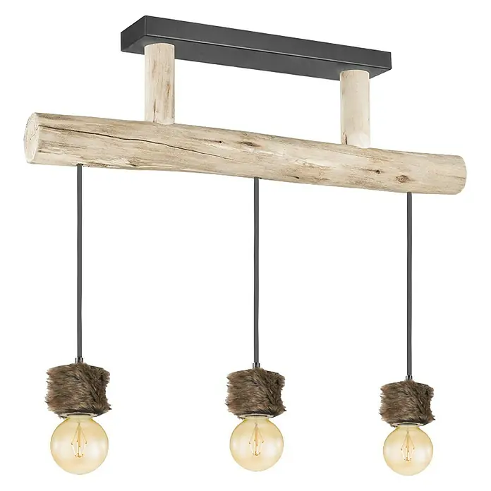 Home Sweet Home Pendelleuchte Furdy - Höhe: 131 cm - Linke Seitenansicht