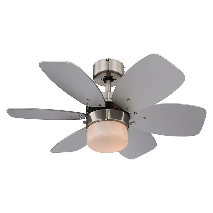 Proklima Deckenventilator Claremont - Durchmesser: 76 cm, Mahagoni, 60 W - Vorderansicht