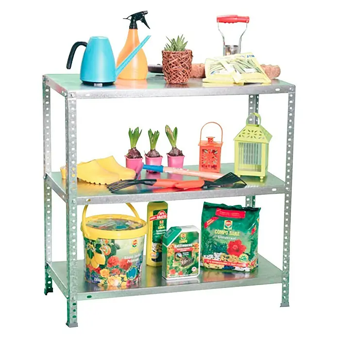 Simonrack Simonclassic Estantería metálica Advantage - L x An x Al: 40 x 90 x 90 cm, Capacidad de carga: 75 kg/balda, Número de baldas: 3 ud., Atornillado, Galvanizado