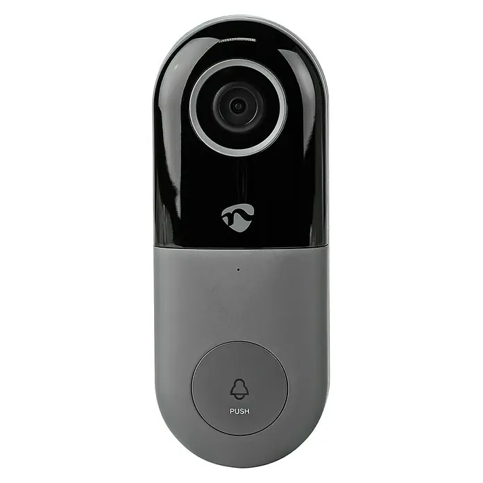 Nedis Türklingel mit Kamera WLAN Smart - 1.280 x 720 Pixel, WLAN, 8 - 24 V AC