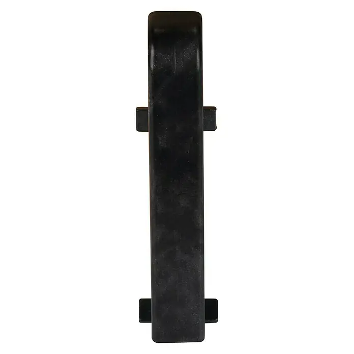 Egger Übergangskappe - Stein Schwarz, 2 Stk., Passend für: Egger Sockelleisten 17 x 60 mm - Vorderansicht