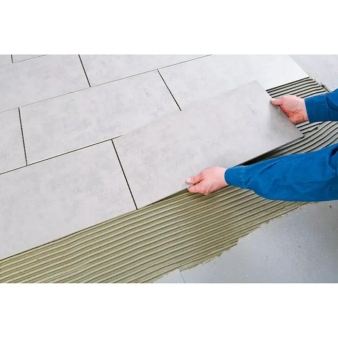 Knauf Flexkleber Extra - 5 kg - Anwendungsbeispiel